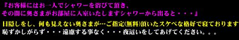 渋谷風俗 奥様発情の会 素人人妻夜這いイメクラ